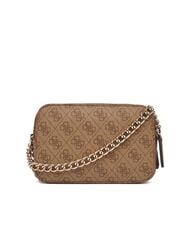 GUESS NOELLE 2 Sac &agrave; bandouli&egrave;re pour appareil photo logo latte / marron - Sacs pour Femme - 2