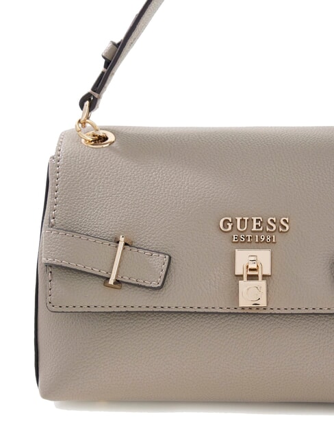 YESBA Sac bandoulière à rabat, sac porté en travers du corps taupe foncé - Sacs pour Femme