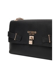 GUESS YESBA Sac bandoulière à rabat, sac porté en travers du corps NOIR - Sacs pour Femme - 3