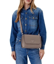 GUESS MERIDIAN 2  Sac à bandoulière taupe foncé - Sacs pour Femme - 4