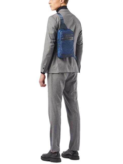 TRAKAI Sac &agrave; dos &agrave; une &eacute;paule bleu - Sacs &agrave; dos pour ordinateur portable