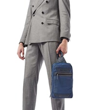 PIQUADRO TRAKAI Sac &agrave; dos &agrave; une &eacute;paule bleu - Sacs &agrave; dos pour ordinateur portable - 5