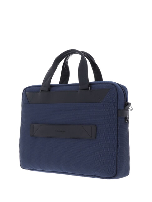 TRAKAI Mallette en cuir et tissu pour ordinateur portable 14" bleu - Porte Documents Travail