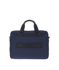 PIQUADRO TRAKAI Mallette en cuir et tissu pour ordinateur portable 14" bleu - Porte Documents Travail - 4