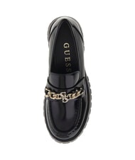 GUESS ALMER mocassins &agrave; cha&icirc;ne et logo strass NOIR - Chaussures Femme - 4