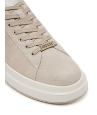 GUESS ELBA  Baskets en cuir BEIGE - Chaussures Homme - 3