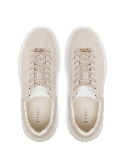 ELBA  Baskets en cuir BEIGE - Chaussures Homme