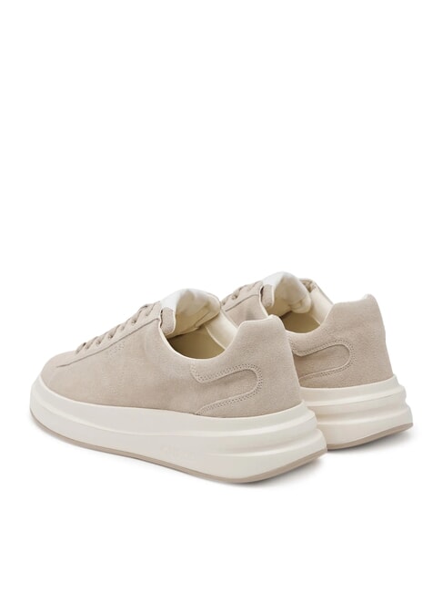 ELBA  Baskets en cuir BEIGE - Chaussures Homme