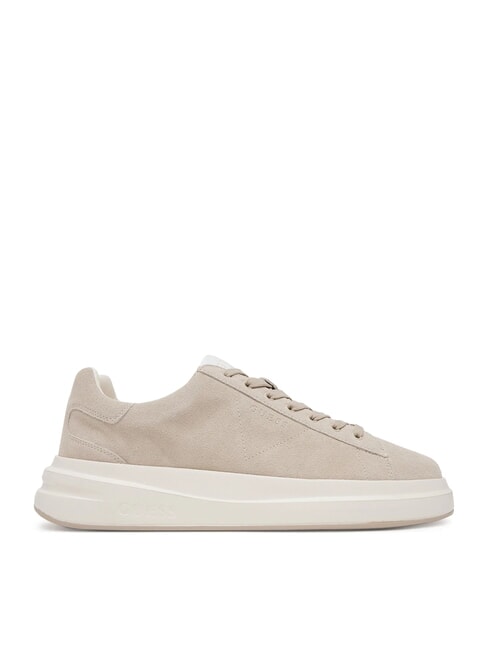 ELBA  Baskets en cuir BEIGE - Chaussures Homme