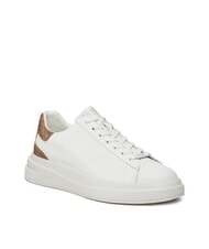 GUESS ELBA  Baskets blanc beige marron - Chaussures Homme - 3