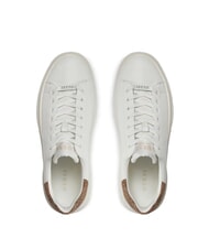 GUESS ELBA  Baskets blanc beige marron - Chaussures Homme - 5