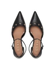 GUESS NANAE Escarpins &agrave; talons hauts avec bride et clous NOIR - Chaussures Femme - 4