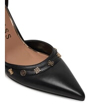 GUESS NANAE Escarpins &agrave; talons hauts avec bride et clous NOIR - Chaussures Femme - 3
