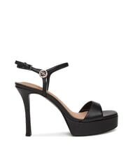 GUESS HENDORA Sandales montantes en cuir &agrave; plateforme NOIR - Chaussures Femme - 2