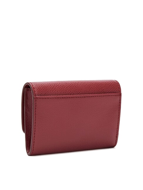 IRIDE portefeuille en cuir CERISE d - Portefeuilles Femme