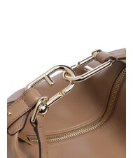 FURLA TONIE Petit sac en cuir avec bandoulière caramel au beurre - Sacs pour Femme - 3