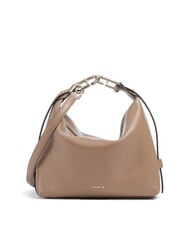 FURLA TONIE Petit sac en cuir avec bandoulière caramel au beurre - Sacs pour Femme - 4