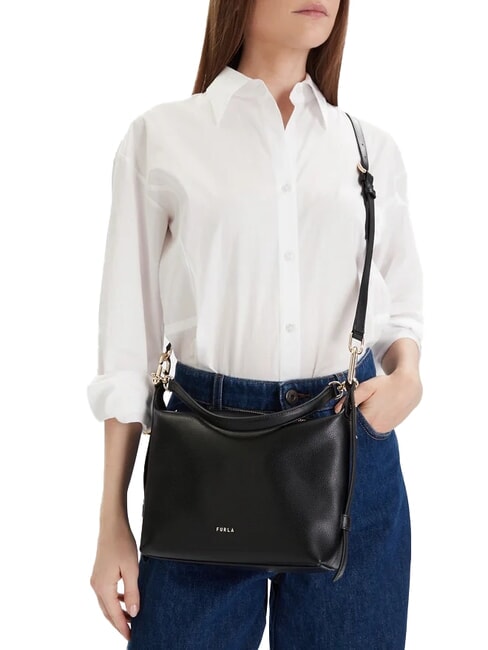 TONIE Petit sac en cuir avec bandoulière caramel au beurre - Sacs pour Femme