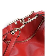FURLA TONIE Petit sac en cuir avec bandoulière m1 rouge - Sacs pour Femme - 3