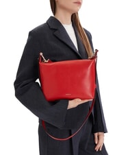FURLA TONIE Petit sac en cuir avec bandoulière m1 rouge - Sacs pour Femme - 5