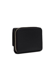 FURLA IDEA Portefeuille compact en cuir Noir - Portefeuilles Femme - 3