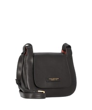 THE BRIDGE LUCIA sac bandouli&egrave;re en cuir black Gold - Sacs pour Femme - 2