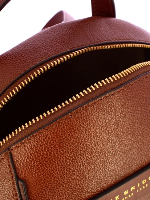 DOMITILLA Sac à dos en cuir moyen MARRON - Sacs pour Femme