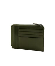 THE BRIDGE GIACOMO Porte-cartes en cuir avec porte-monnaie thym/ruth&eacute;nium fonc&eacute; - Portefeuilles Homme - 2