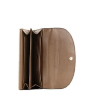 THE BRIDGE ELISABETTA Grand portefeuille en cuir &agrave; rabat hu&icirc;tre ab. or - Portefeuilles Femme - 2