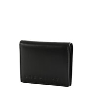 THE BRIDGE GIACOMO Porte-cartes en cuir avec rabat ruth&eacute;nium noir / noir mat - Portefeuilles Homme - 3