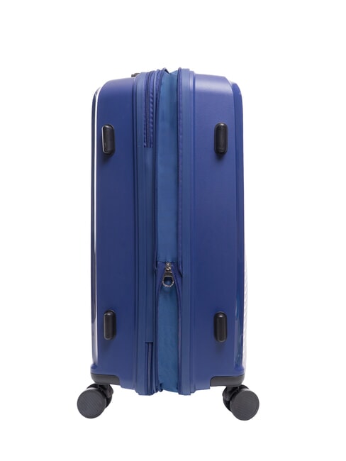 SLIDE Ensemble cabine + extensible moyen et grand, ultra-résistant bleu royal - Valises Rigides