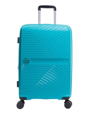 LESAC SLIDE Ensemble cabine + extensible moyen et grand, ultra-résistant menthe - Valises Rigides - 4