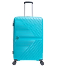 LESAC SLIDE Ensemble cabine + extensible moyen et grand, ultra-résistant menthe - Valises Rigides - 5