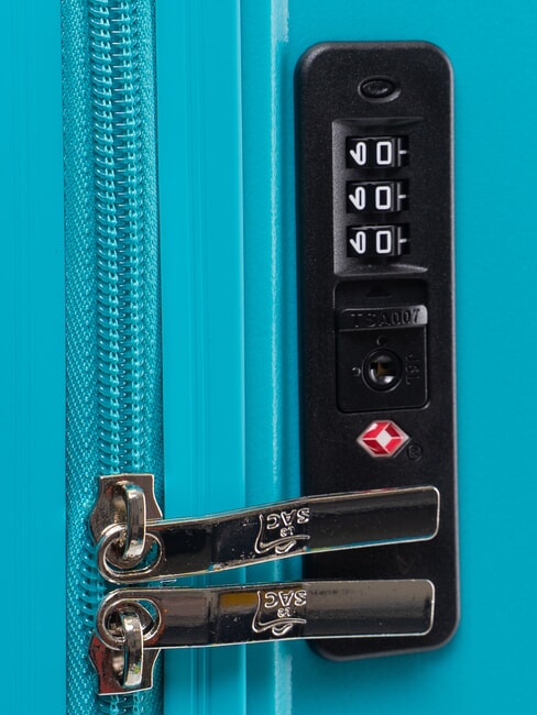 SLIDE Ensemble cabine + extensible moyen et grand, ultra-résistant menthe - Valises Rigides