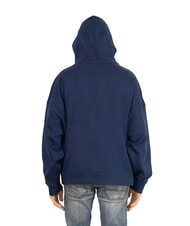 JOHN RICHMOND KAHIN Sweat &agrave; capuche coupe d&eacute;contract&eacute;e bleu m&eacute;di&eacute;val - Pulls molletonn&eacute;s - 2