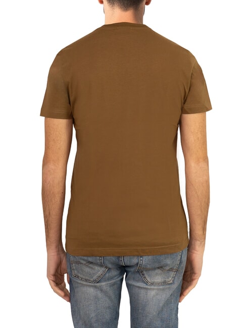 T-DIEGOR T-shirt en coton liqueur de caf&eacute; - T-shirt