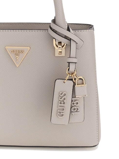 NOELLE 2 Petit sac à main avec bandoulière taupe - Sacs pour Femme