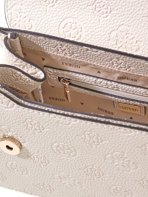 CRESIDIA II Sac &agrave; bandouli&egrave;re avec rabat logo blanc cass&eacute; - Sacs pour Femme