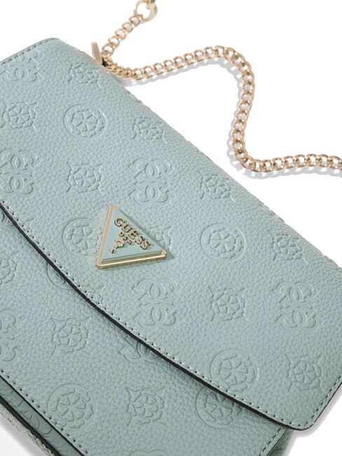 CRESIDIA II Sac à bandoulière avec rabat logo de la sauge claire - Sacs pour Femme