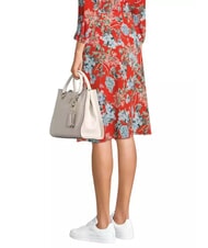 GUESS CRESIDIA II Sac à main avec bandoulière logo blanc cassé - Sacs pour Femme - 4