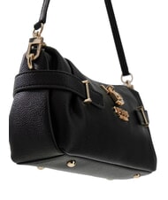 GUESS YESBA Petit sac bandouli&egrave;re avec breloque NOIR - Sacs pour Femme - 4