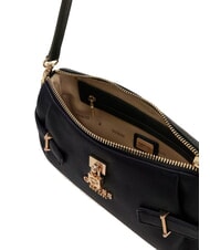 GUESS YESBA Petit sac bandouli&egrave;re avec breloque NOIR - Sacs pour Femme - 5