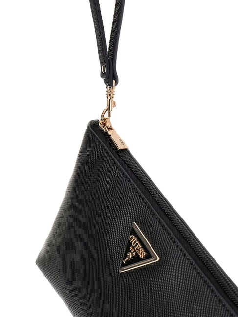 LAUREL 2 Pochette Saffiano avec manchette NOIR - Sacs pour Femme