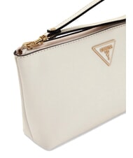 GUESS LAUREL 2 Pochette Saffiano avec manchette bien - Sacs pour Femme - 2