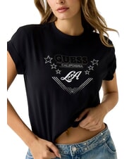 GUESS STARS T-shirt imprim&eacute; et clout&eacute; jetbla - T-shirt - 3