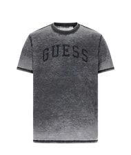 GUESS MARINE LOGO T-shirt à manches courtes à effet délavé jetbla - T-shirt - 4