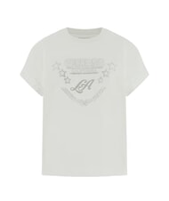 GUESS STARS T-shirt imprim&eacute; et clout&eacute; blanc pur - T-shirt - 4