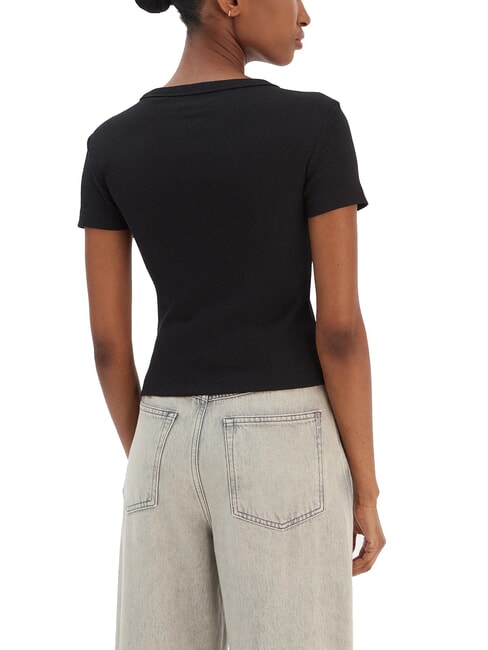 STUDS SCRIPT T-shirt &agrave; manches courtes coupe ajust&eacute;e jetbla - T-shirt