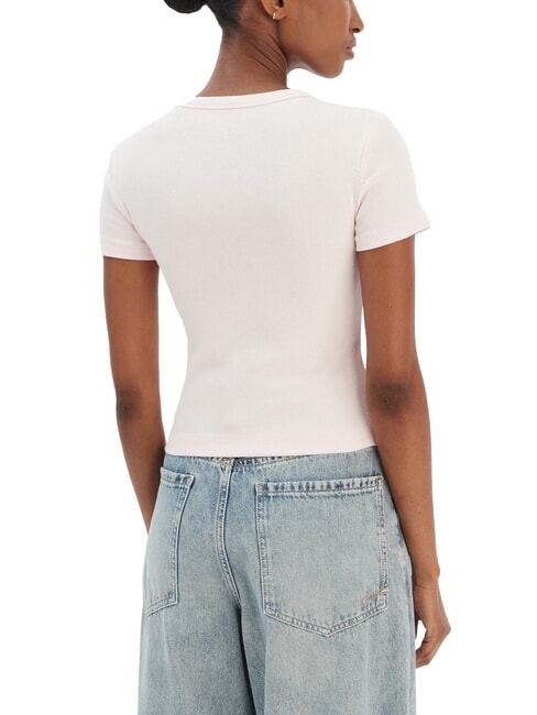 STUDS SCRIPT T-shirt &agrave; manches courtes coupe ajust&eacute;e rose d&eacute;licat - T-shirt