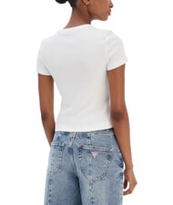 GUESS STUDS SCRIPT T-shirt &agrave; manches courtes coupe ajust&eacute;e - T-shirt